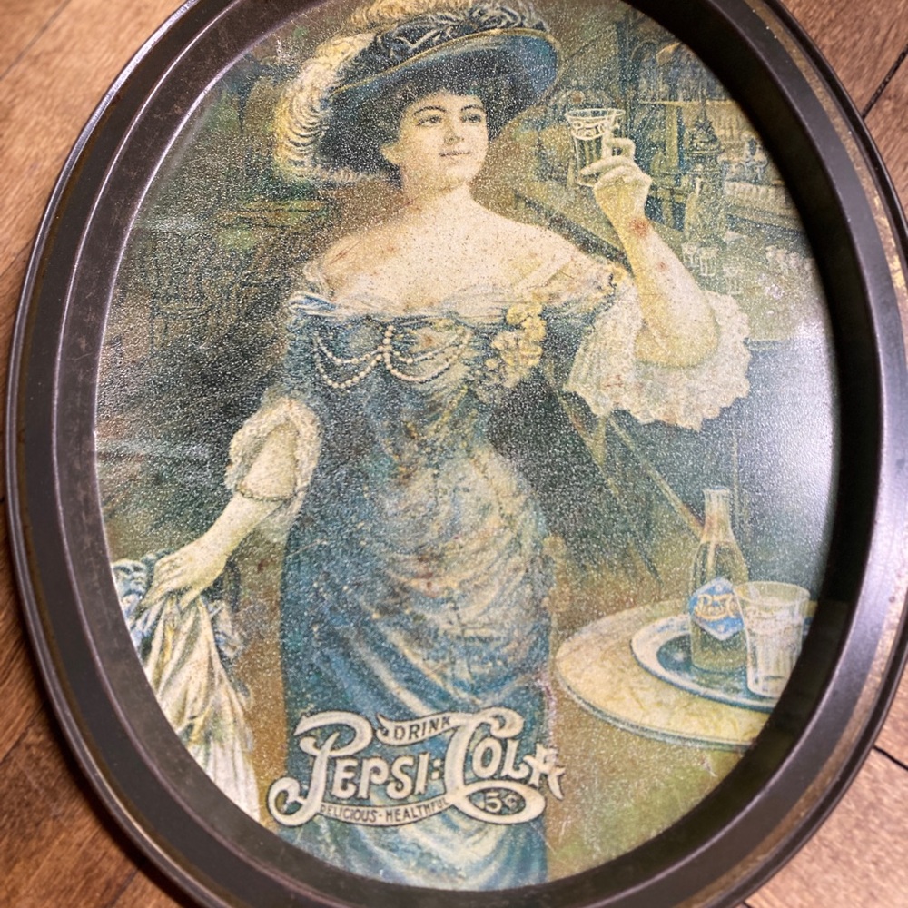 Vintage Pepsi-Cola Oval Tray
